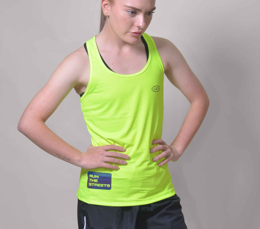 CAMISILLA RUNNING FLOW GREEN