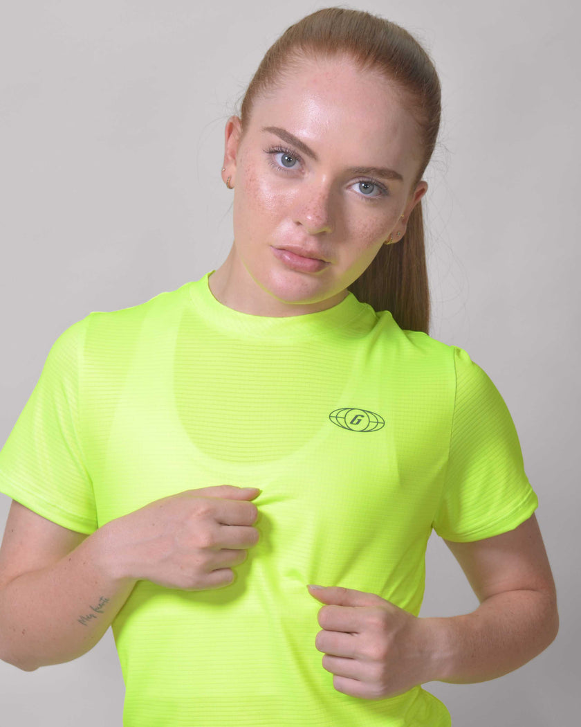 CAMISETA RUNNING FLOW GREEN