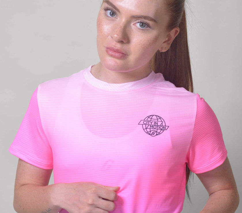 CAMISETA RUNNING PINK LOT