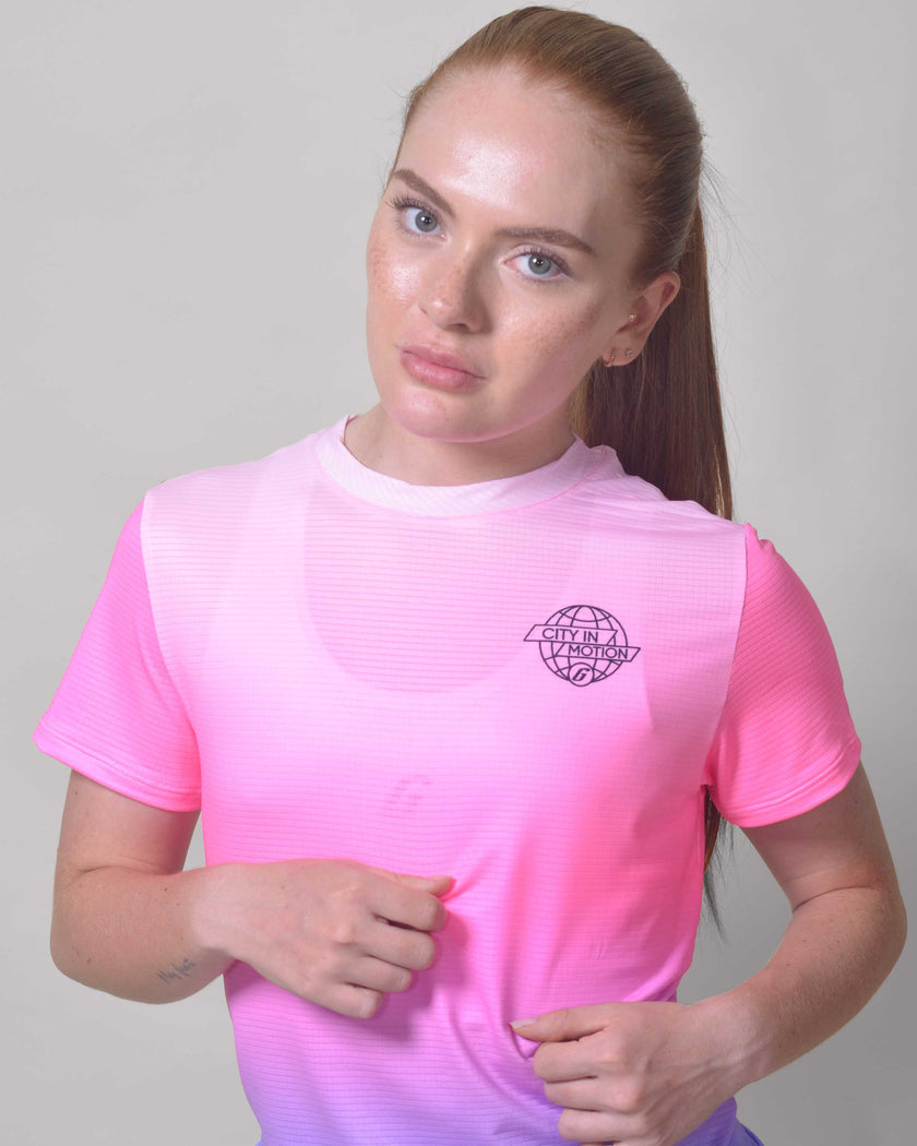 CAMISETA RUNNING PINK LOT