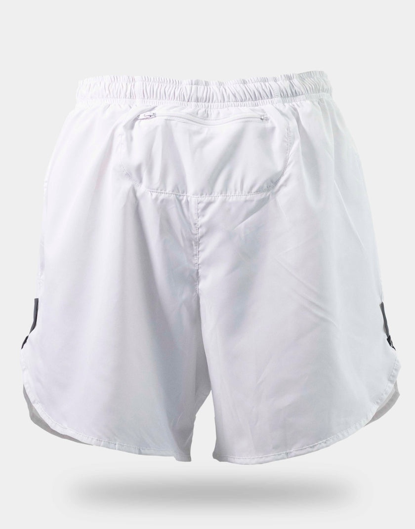 PANTALONETA RUNNING CON BOLSILLO BLANCA - Gavia