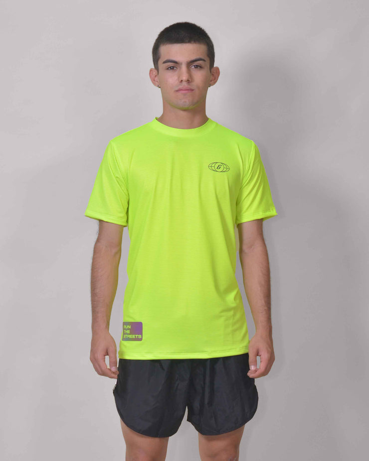 CAMISETA RUNNING GREEN FLOW