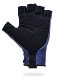 GUANTES DE CICLISMO CORTO ACANALADA AZÚL