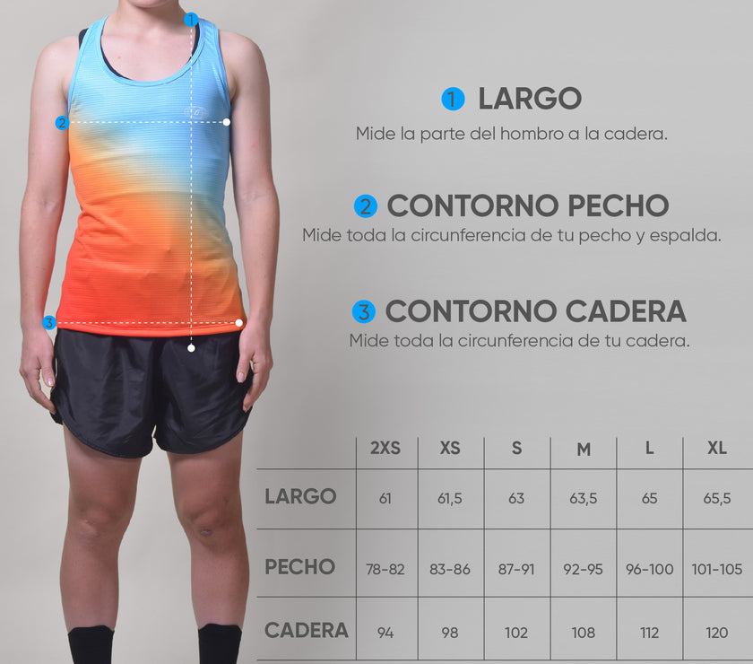 CAMISILLA RUNNING CELESTE