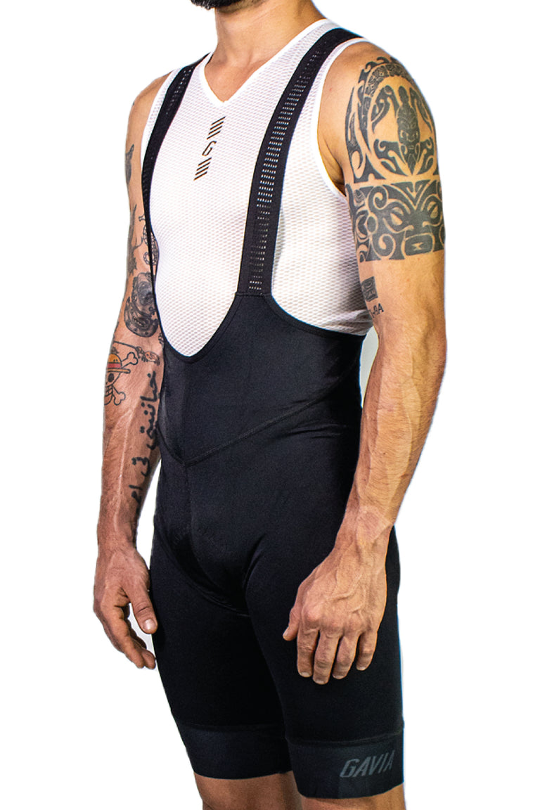 BIB 45 SP PANTALONETA DE CICLISMO PAD ITALIANO NEGRO HOMBRE - Gavia