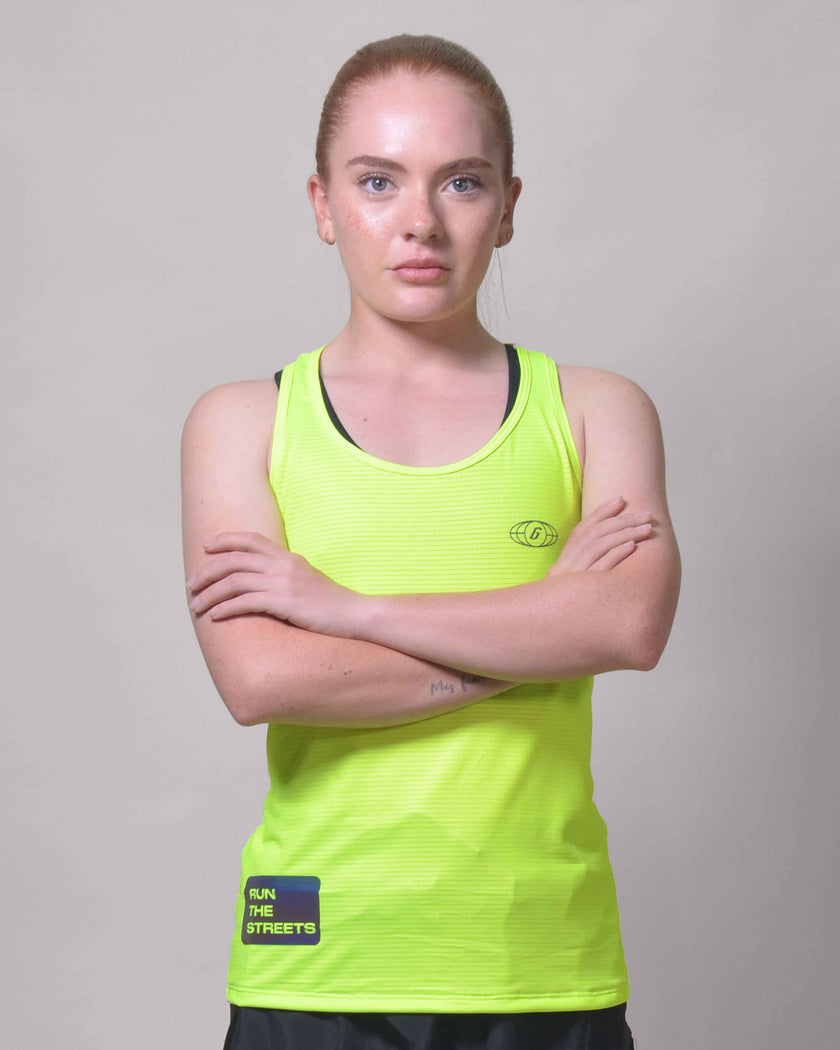 CAMISILLA RUNNING FLOW GREEN