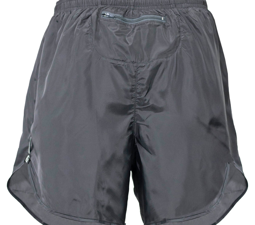 PANTALONETA RUNNING CON BOLSILLO GRIS - Gavia