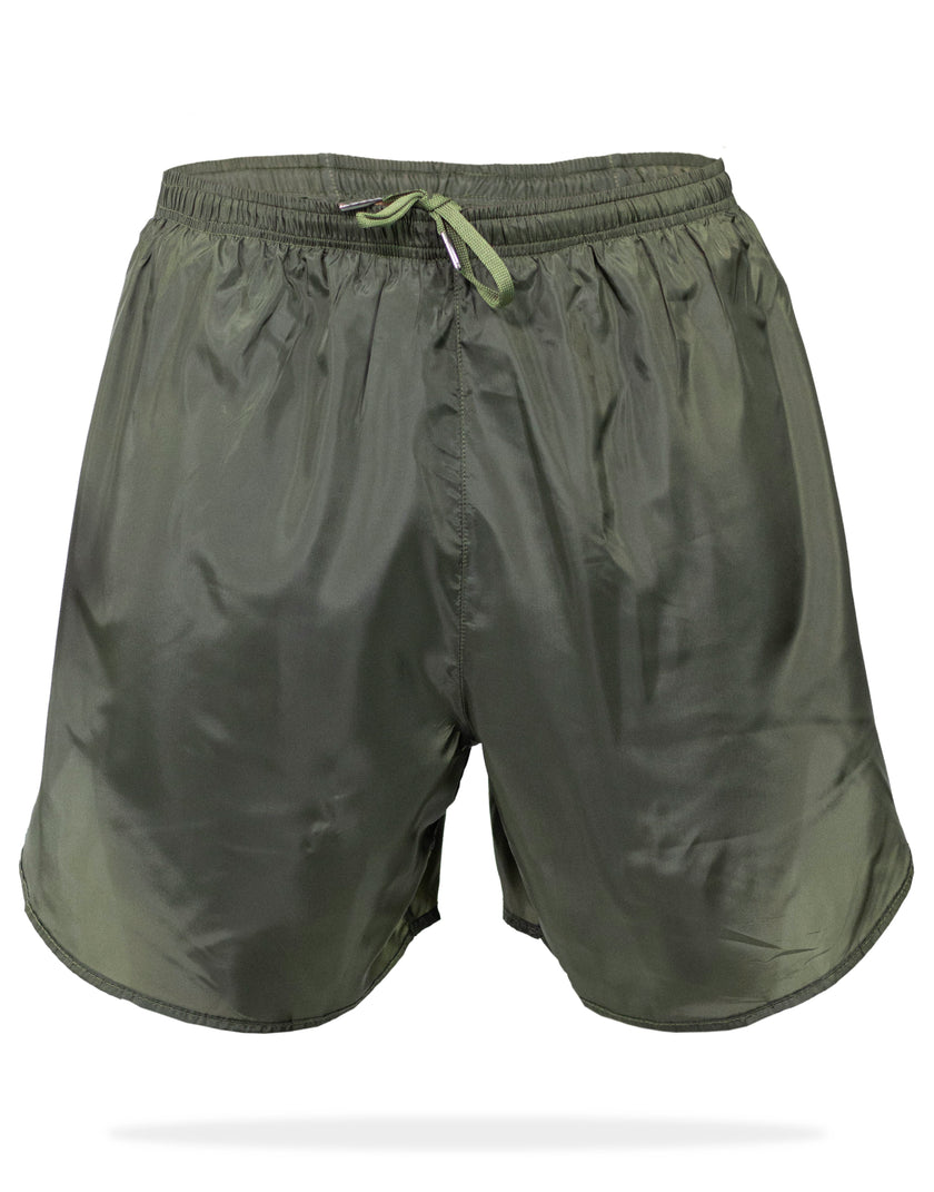 PANTALONETA RUNNING CON BOLSILLO VERDE MILITAR - Gavia