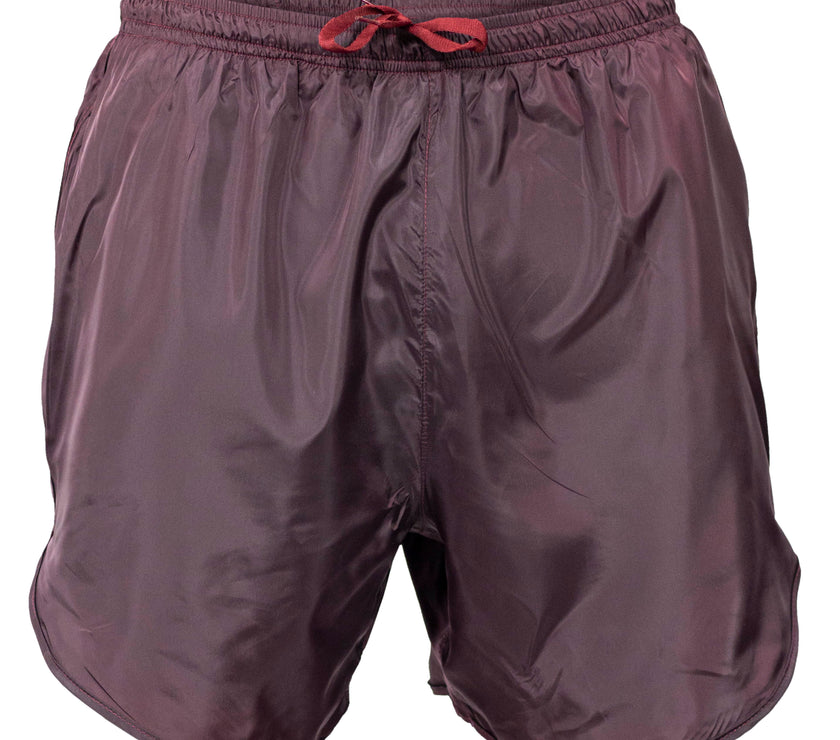 PANTALONETA RUNNING CON BOLSILLO VINO - Gavia