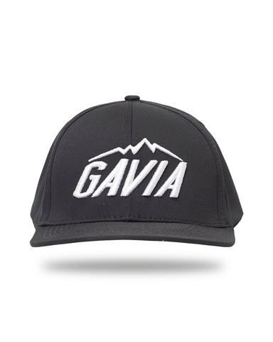 Gorra Gavia Bordada - Negro Blanco
